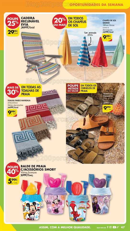 Folheto Pingo Doce Bazar Lojas Grandes Promo&ccedil;&otilde;es de 20 a 26 junho