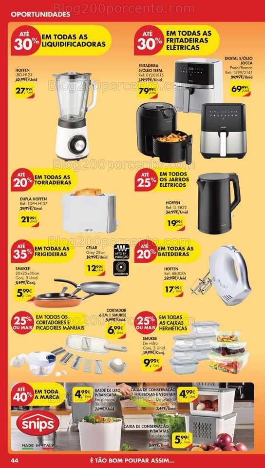 Folheto Pingo Doce Bazar Lojas Grandes Promo&ccedil;&otilde;es de 20 a 26 junho