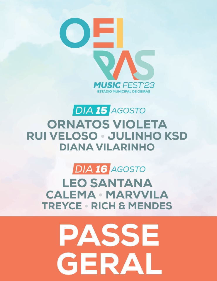 Oeiras Music Fest – Passe Geral