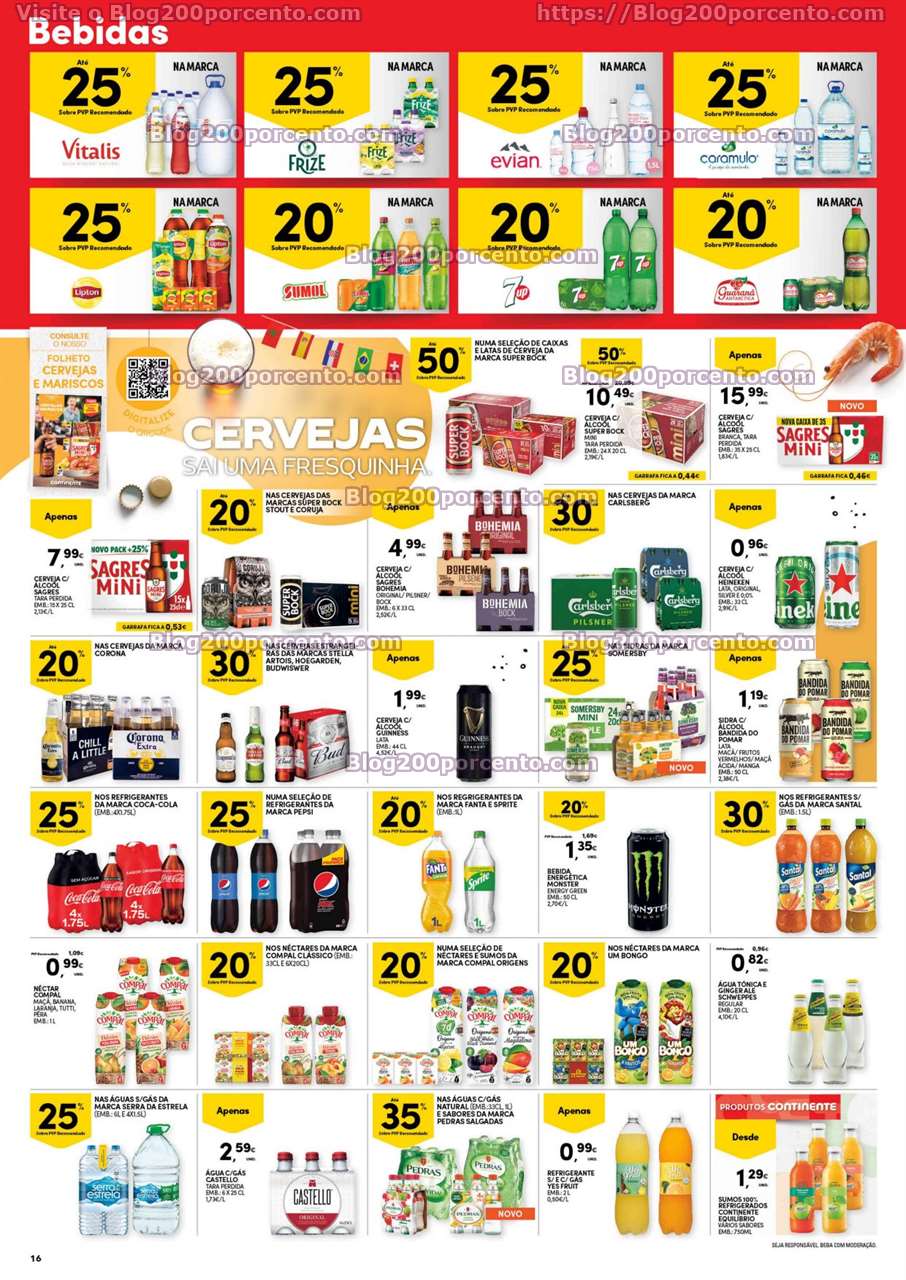 Folheto CONTINENTE Modelo – Hiper Promo&ccedil;&otilde;es de 6 a 12 junho