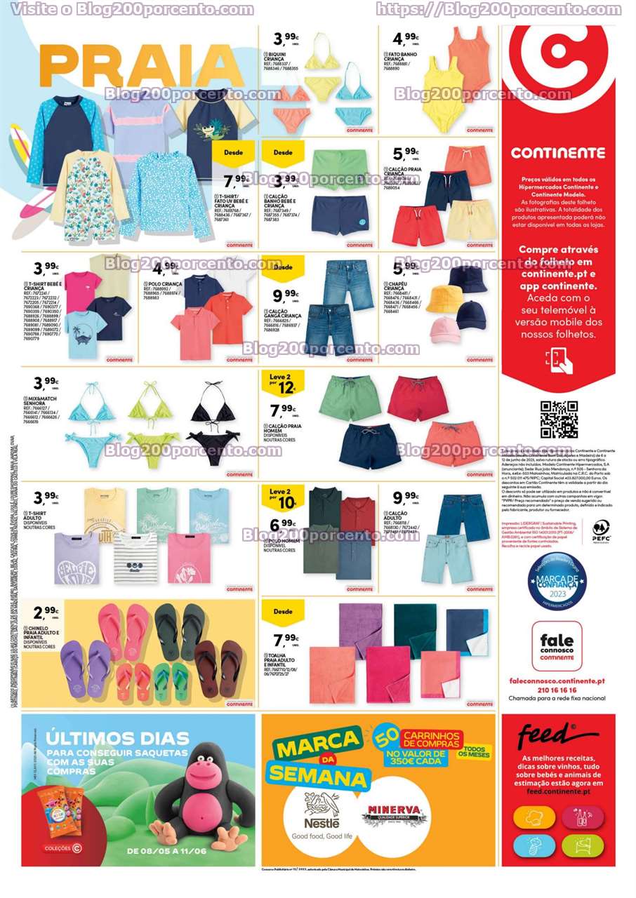 Folheto CONTINENTE Bazar Promo&ccedil;&otilde;es de 6 a 12 junho