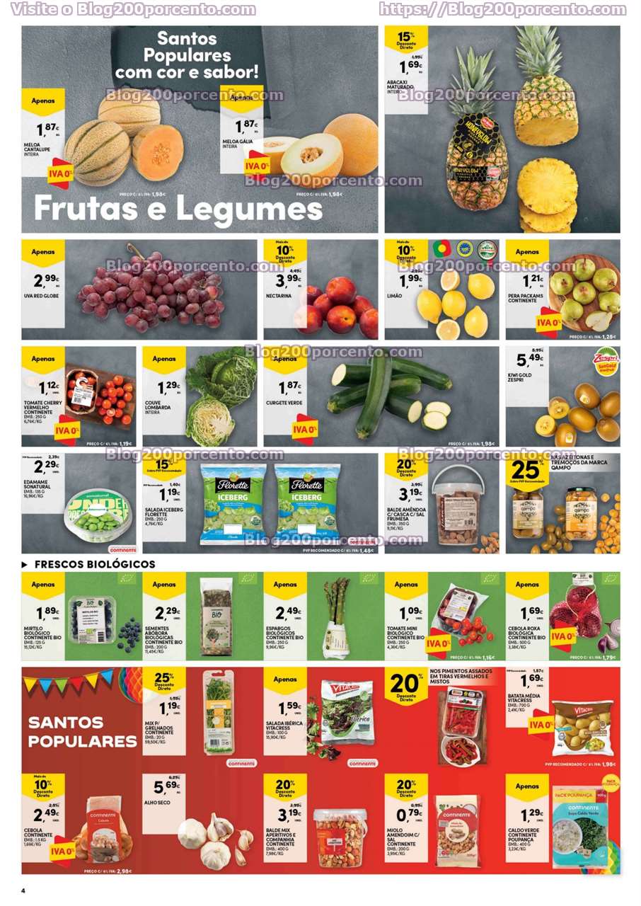 Folheto CONTINENTE Modelo – Hiper Promo&ccedil;&otilde;es de 6 a 12 junho