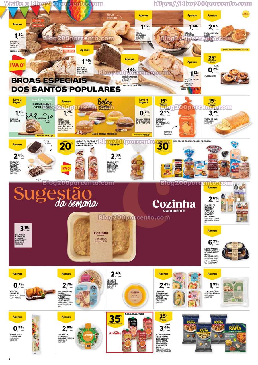 Folheto CONTINENTE Modelo – Hiper Promo&ccedil;&otilde;es de 6 a 12 junho