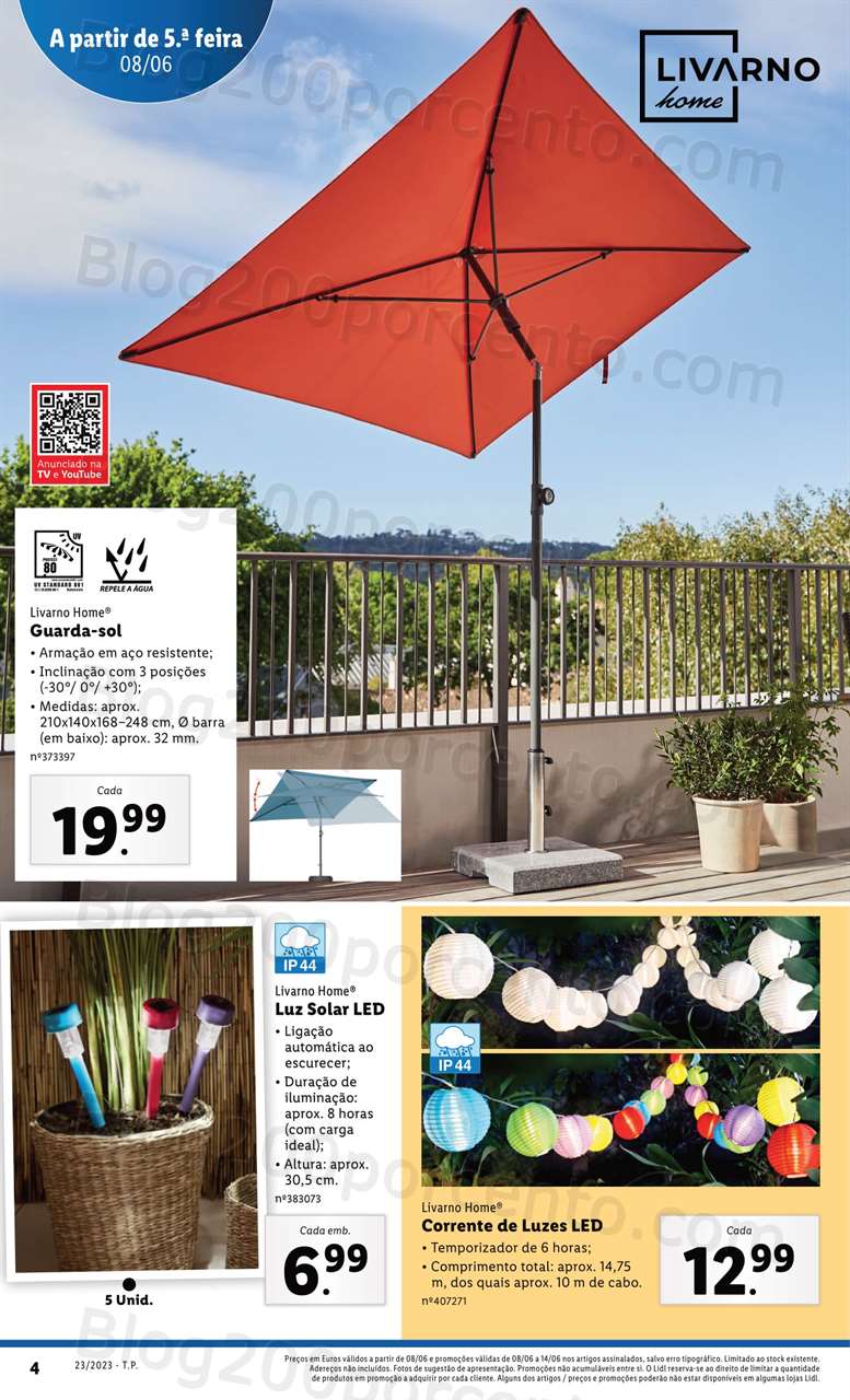 Folheto LIDL Bazar Promo&ccedil;&otilde;es de 8 a 14 junho
