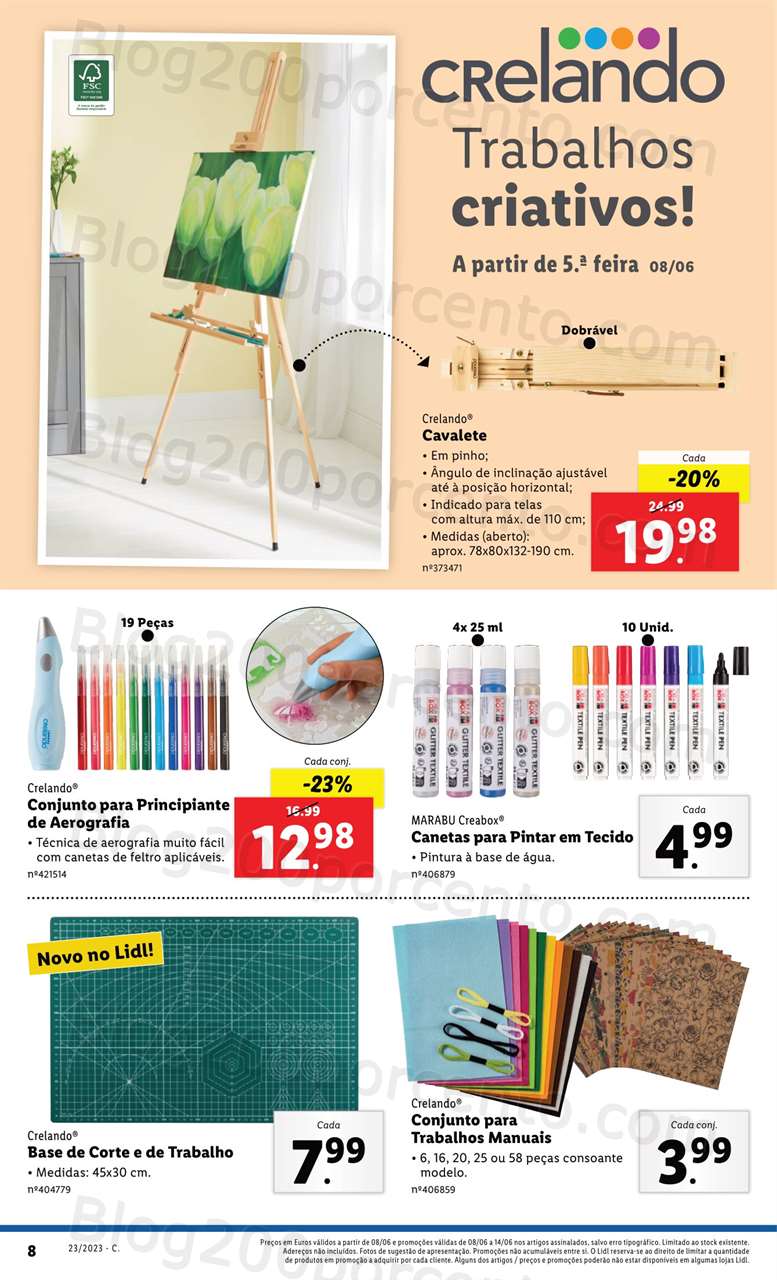 Folheto LIDL Bazar Promo&ccedil;&otilde;es de 8 a 14 junho
