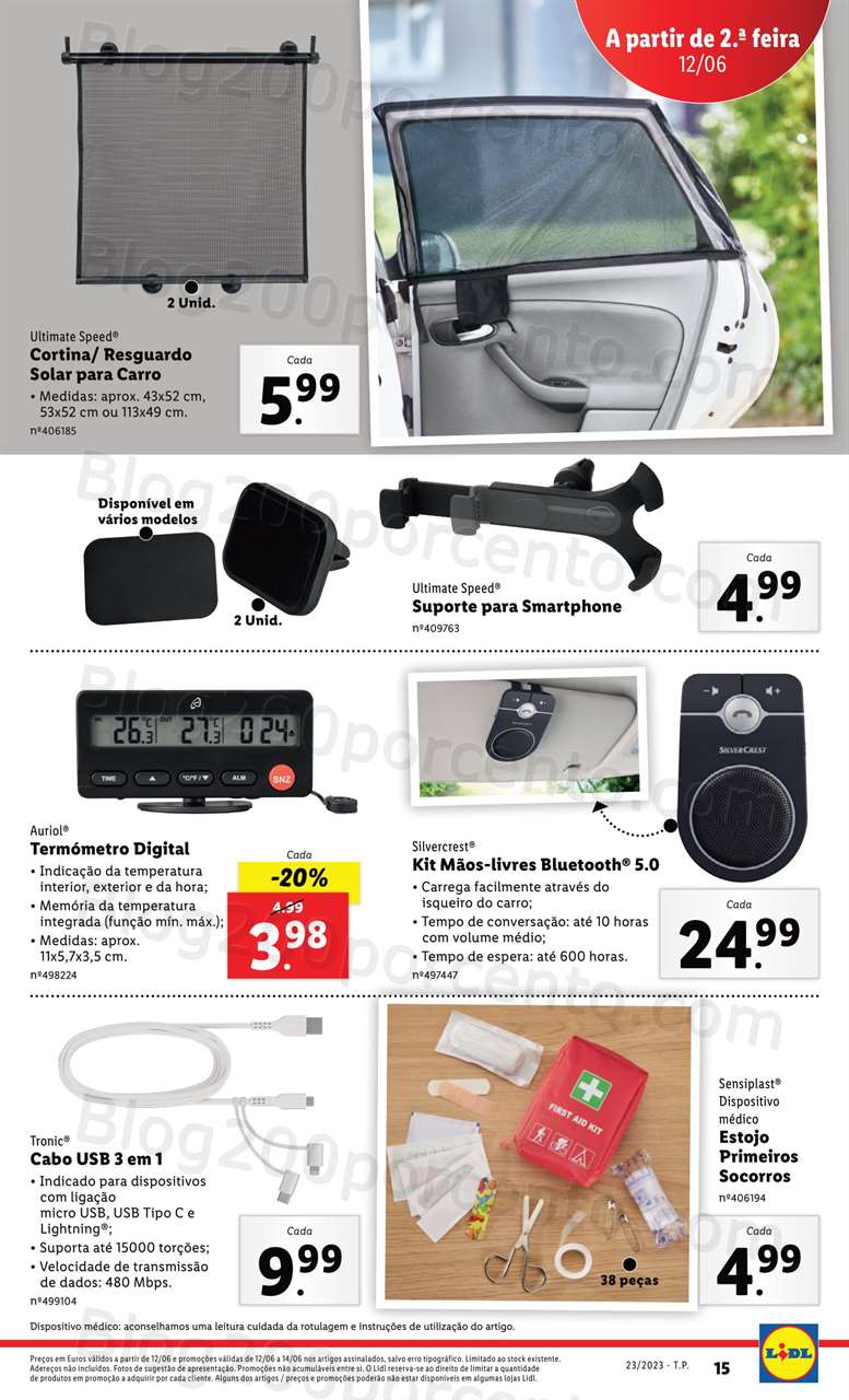 Folheto LIDL Bazar Promo&ccedil;&otilde;es de 8 a 14 junho