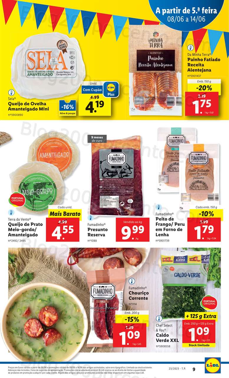 Folheto LIDL Promo&ccedil;&otilde;es de 8 a 14 junho