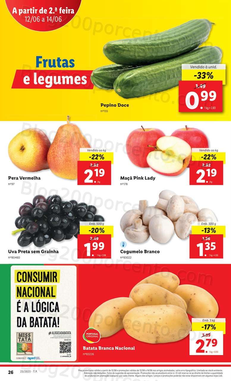 Folheto LIDL Promo&ccedil;&otilde;es de 8 a 14 junho