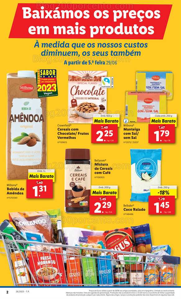 Folheto LIDL Promo&ccedil;&otilde;es de 29 junho a 5 julho