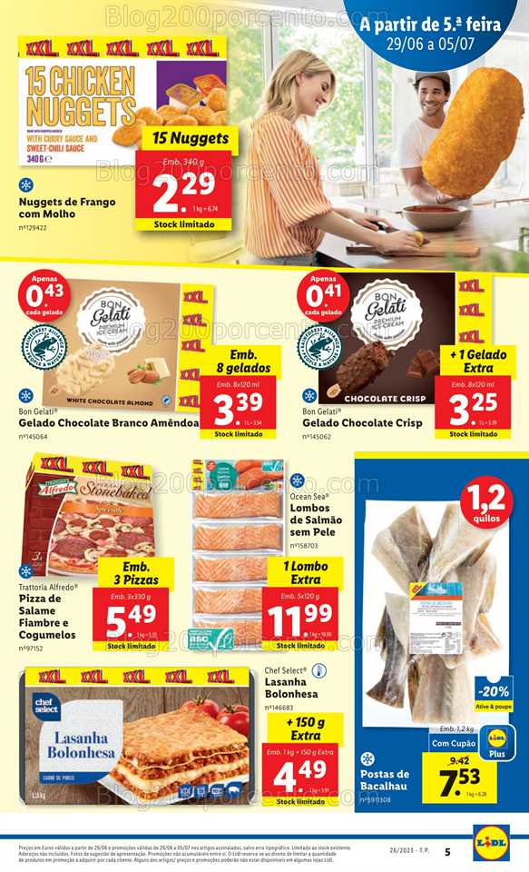 Folheto LIDL Promo&ccedil;&otilde;es de 29 junho a 5 julho