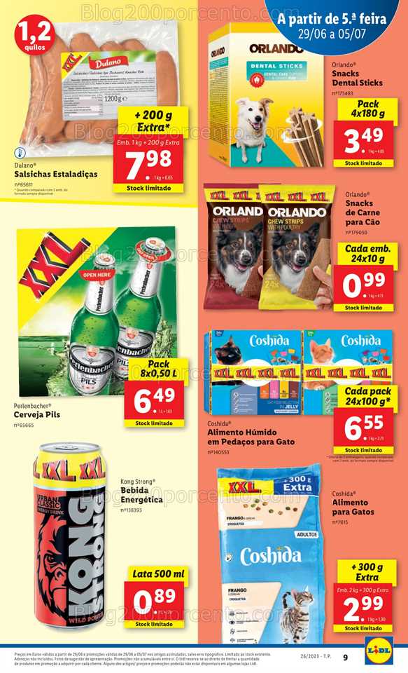 Folheto LIDL Promo&ccedil;&otilde;es de 29 junho a 5 julho
