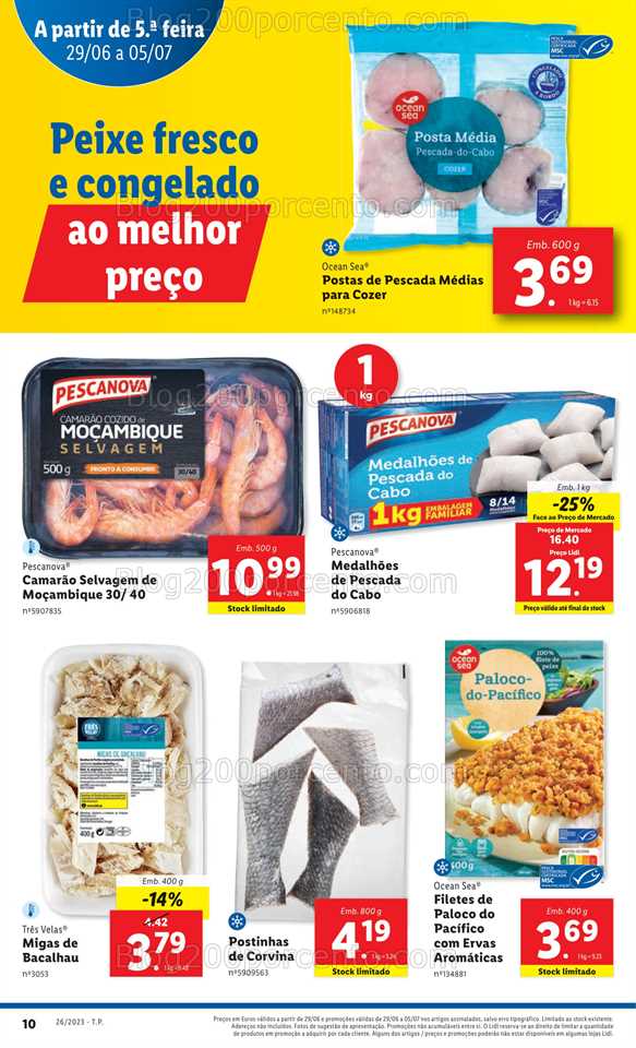 Folheto LIDL Promo&ccedil;&otilde;es de 29 junho a 5 julho