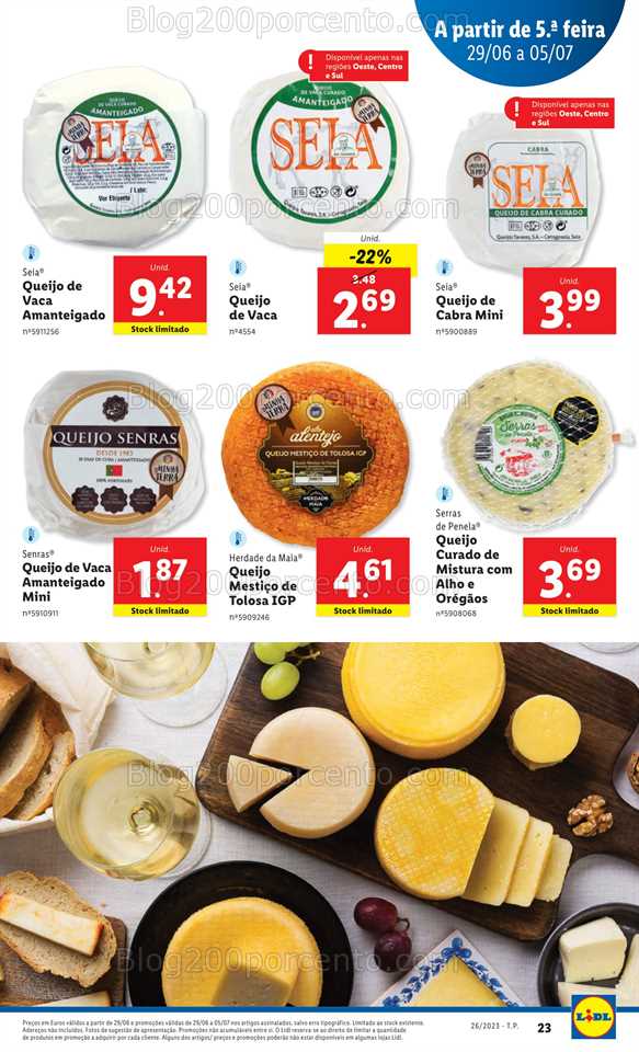 Folheto LIDL Sabores da Minha Terra Promo&ccedil;&otilde;es de 29 junho a 5 julho