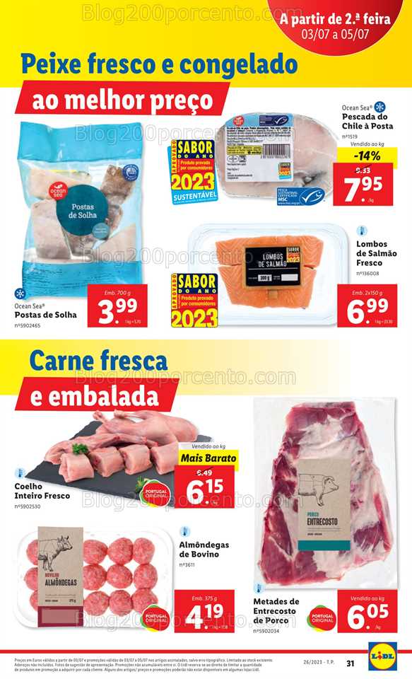 Folheto LIDL Promo&ccedil;&otilde;es de 29 junho a 5 julho