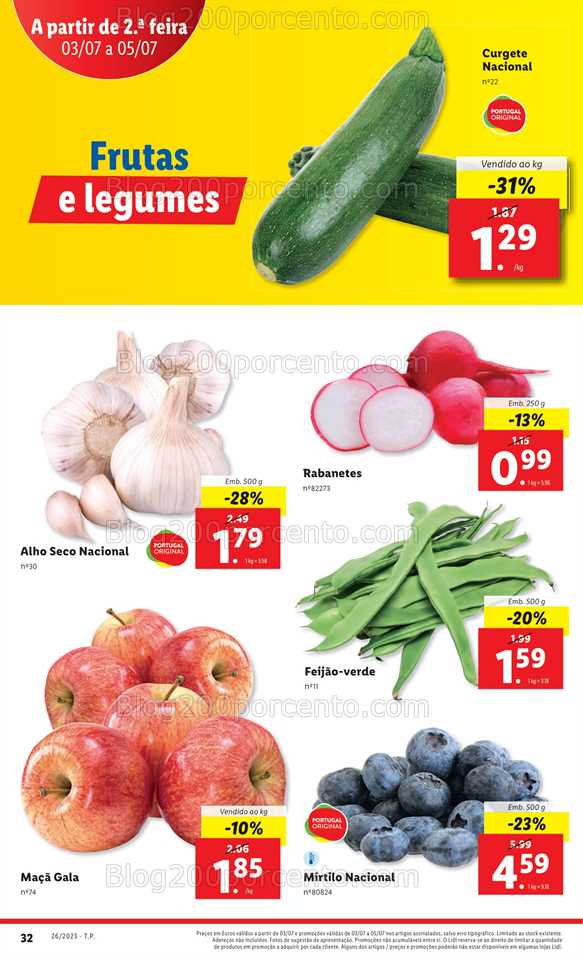 Folheto LIDL Promo&ccedil;&otilde;es de 29 junho a 5 julho
