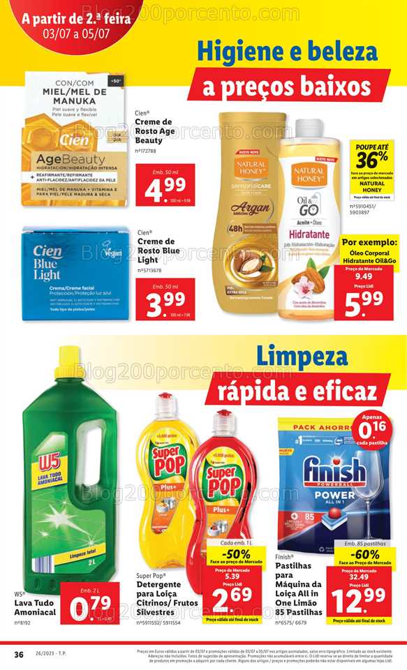 Folheto LIDL Promo&ccedil;&otilde;es de 29 junho a 5 julho