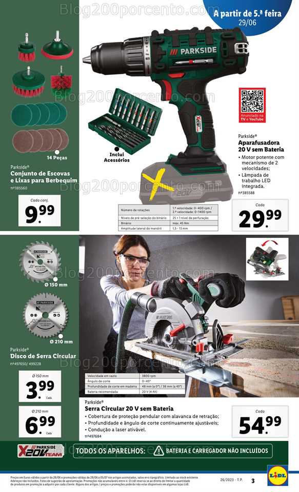 Folheto LIDL Bazar Promo&ccedil;&otilde;es de 29 junho a 5 julho