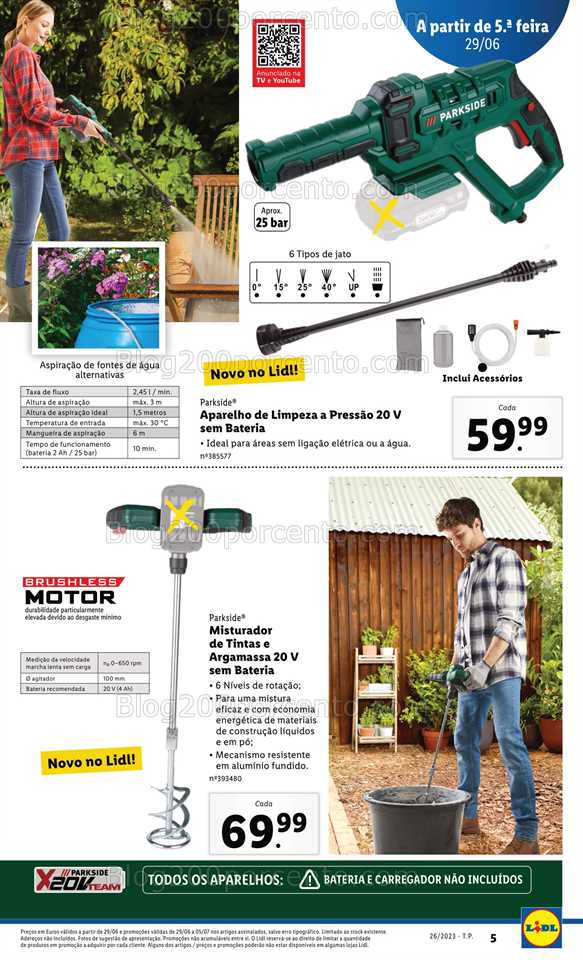 Folheto LIDL Bazar Promo&ccedil;&otilde;es de 29 junho a 5 julho