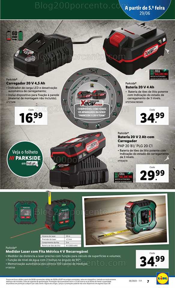 Folheto LIDL Bazar Promo&ccedil;&otilde;es de 29 junho a 5 julho