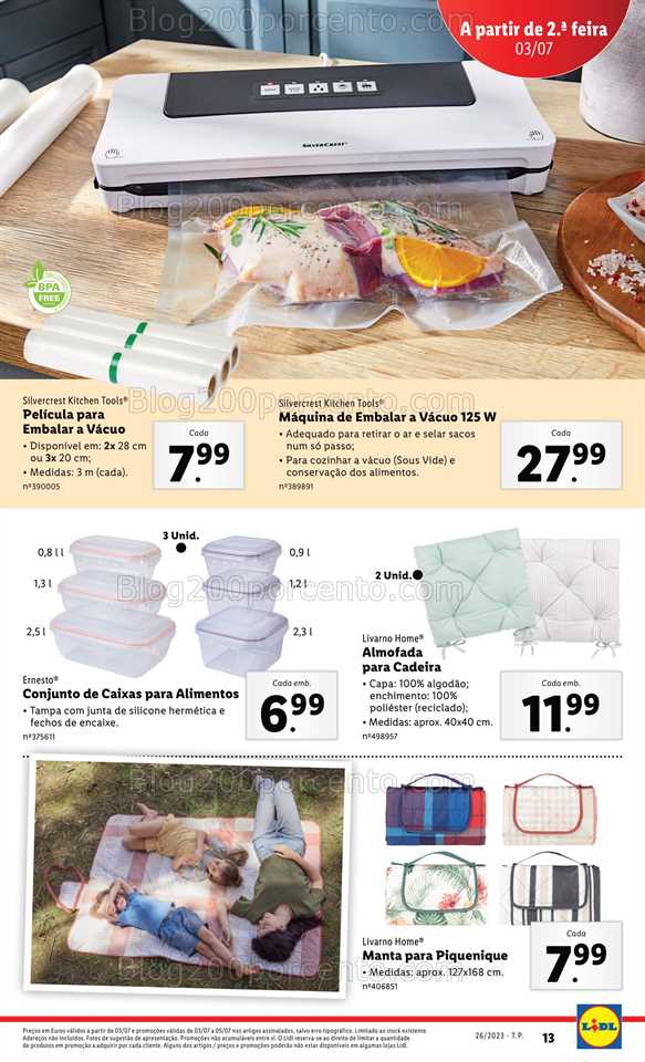 Folheto LIDL Bazar Promo&ccedil;&otilde;es de 29 junho a 5 julho
