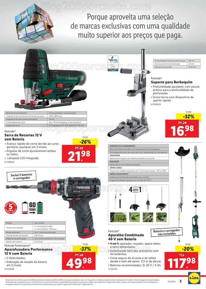 Folheto LIDL Extra Promo&ccedil;&otilde;es de 22 a 28 junho