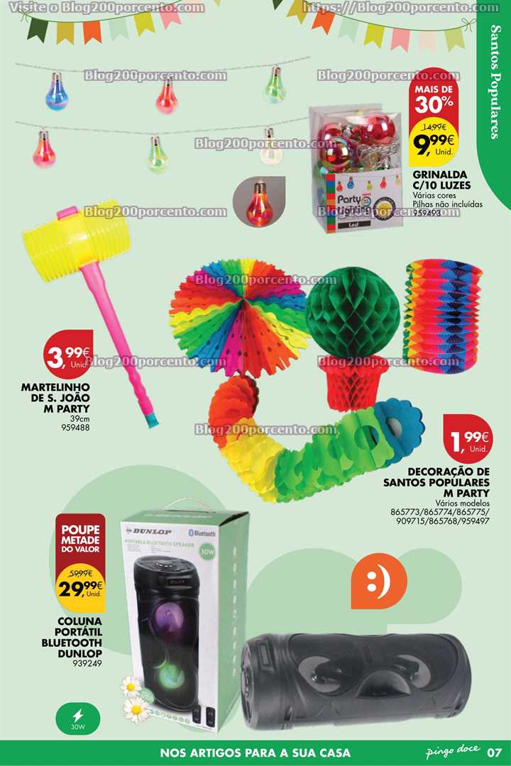 Folheto Pingo Doce Bazar Ver&atilde;o Promo&ccedil;&otilde;es de 6 a 26 junho