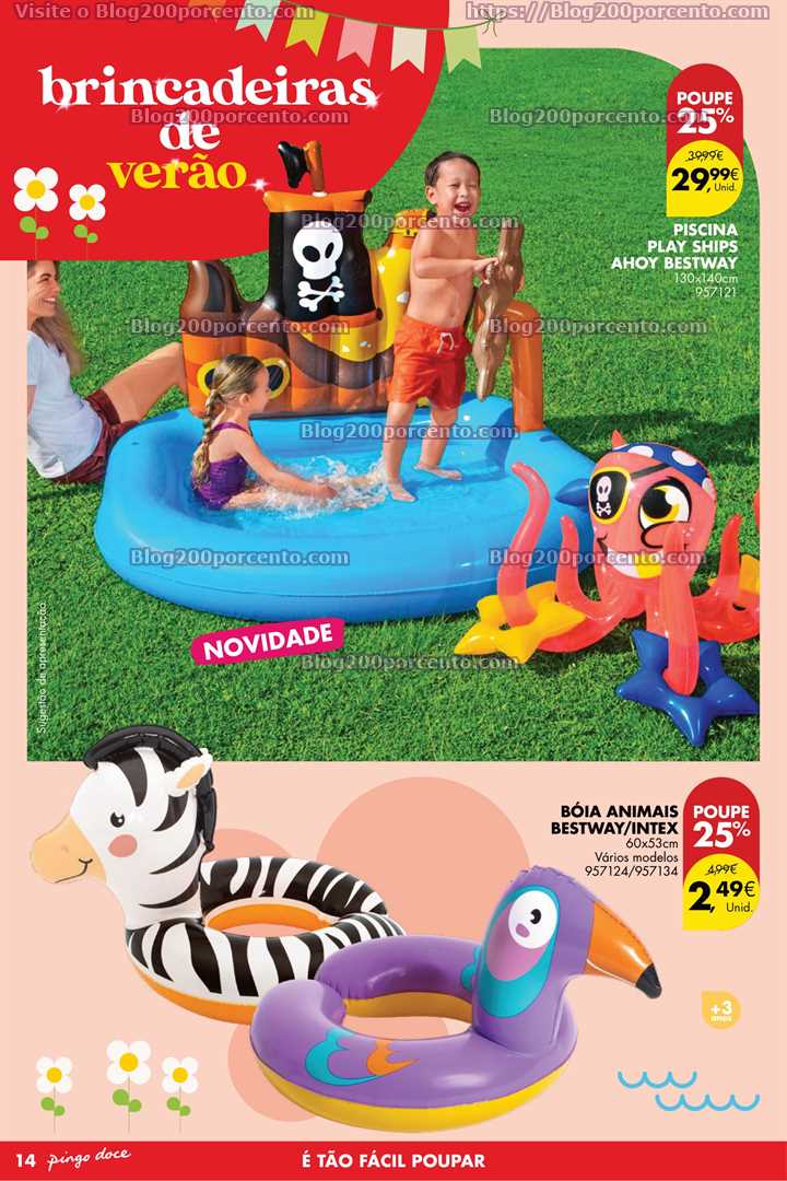 Folheto Pingo Doce Bazar Ver&atilde;o Promo&ccedil;&otilde;es de 6 a 26 junho