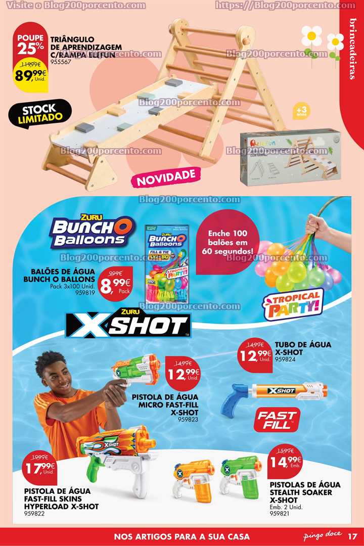 Folheto Pingo Doce Bazar Ver&atilde;o Promo&ccedil;&otilde;es de 6 a 26 junho
