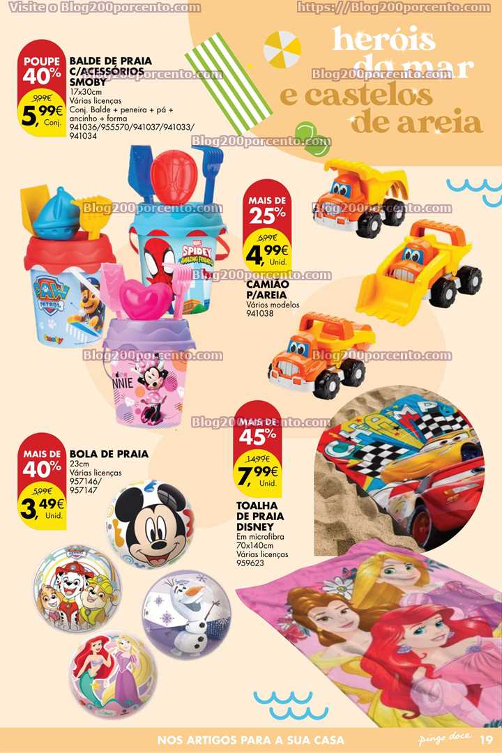 Folheto Pingo Doce Bazar Ver&atilde;o Promo&ccedil;&otilde;es de 6 a 26 junho