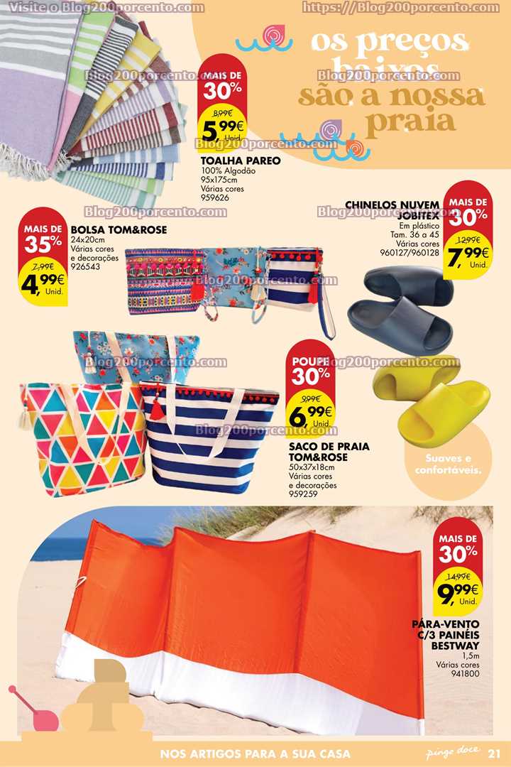 Folheto Pingo Doce Bazar Ver&atilde;o Promo&ccedil;&otilde;es de 6 a 26 junho