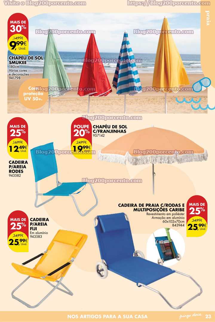 Folheto Pingo Doce Bazar Ver&atilde;o Promo&ccedil;&otilde;es de 6 a 26 junho