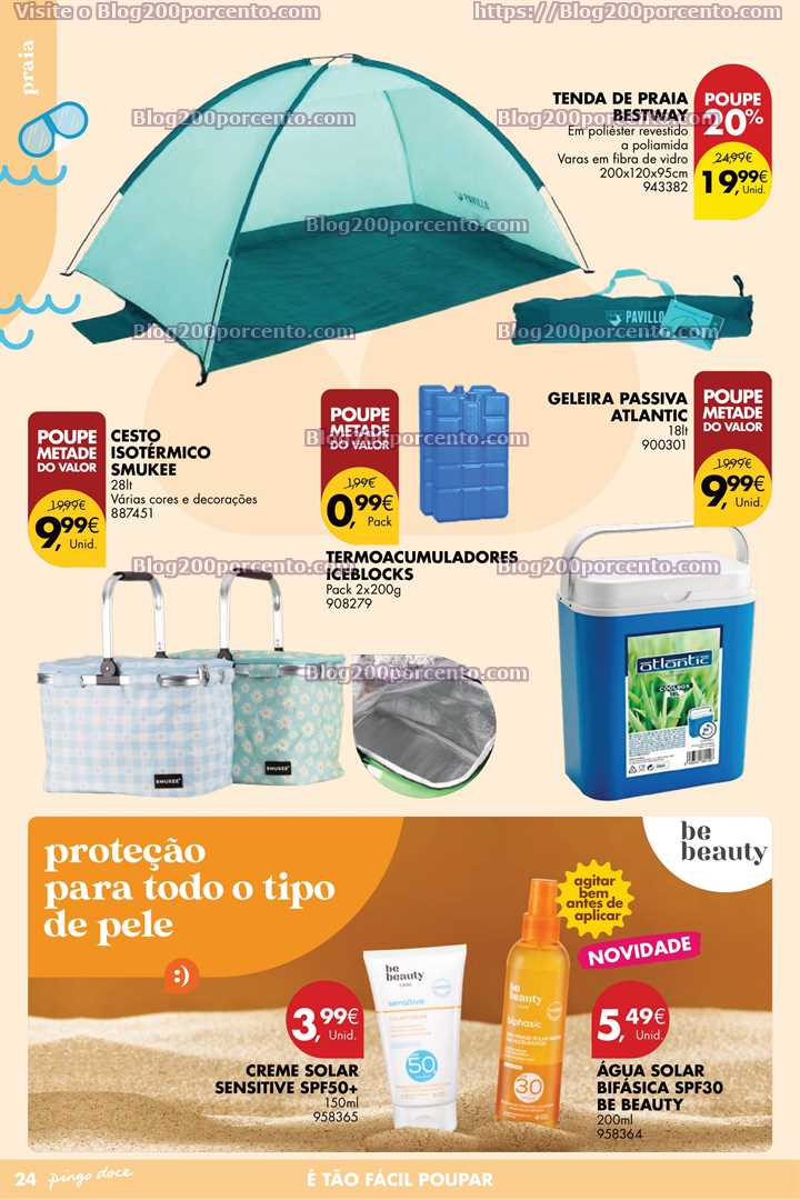 Folheto Pingo Doce Bazar Ver&atilde;o Promo&ccedil;&otilde;es de 6 a 26 junho