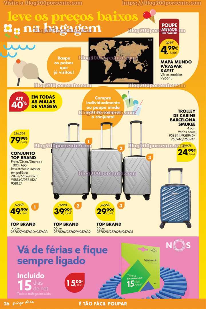 Folheto Pingo Doce Bazar Ver&atilde;o Promo&ccedil;&otilde;es de 6 a 26 junho