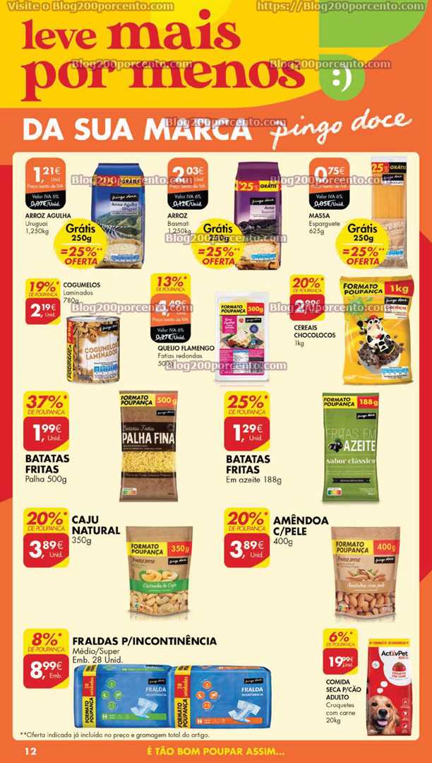 Folheto Pingo Doce Lojas Grandes Promo&ccedil;&otilde;es de 6 a 12 junho