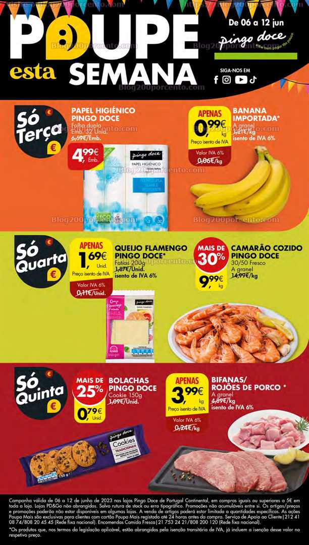 Folheto Pingo Doce Lojas Pequenas Promo&ccedil;&otilde;es de 6 a 12 junho