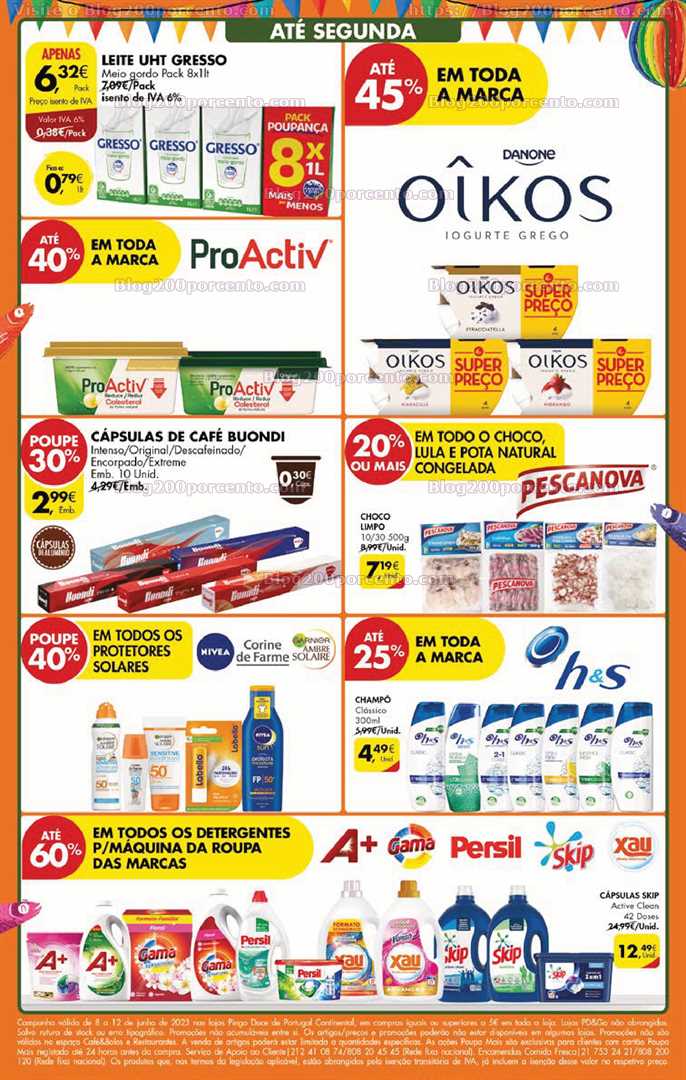 Folheto Pingo Doce Promo&ccedil;&otilde;es Fim de Semana – 8 a 12 junho