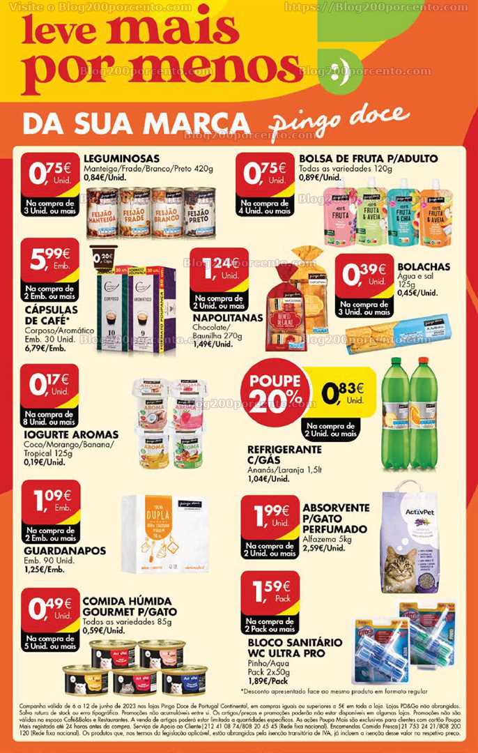 Folheto Pingo Doce Promo&ccedil;&otilde;es Fim de Semana – 8 a 12 junho