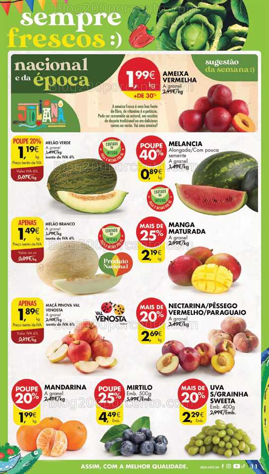 Folheto Pingo Doce Lojas Grandes Promo&ccedil;&otilde;es de 20 a 26 junho