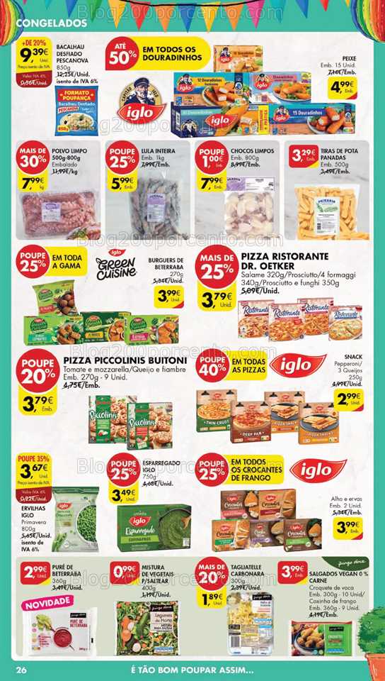 Folheto Pingo Doce Lojas Grandes Promo&ccedil;&otilde;es de 20 a 26 junho
