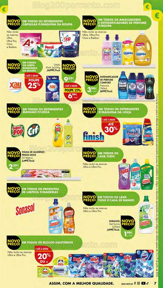 Folheto Pingo Doce Lojas Pequenas Promo&ccedil;&otilde;es de 20 a 26 junho