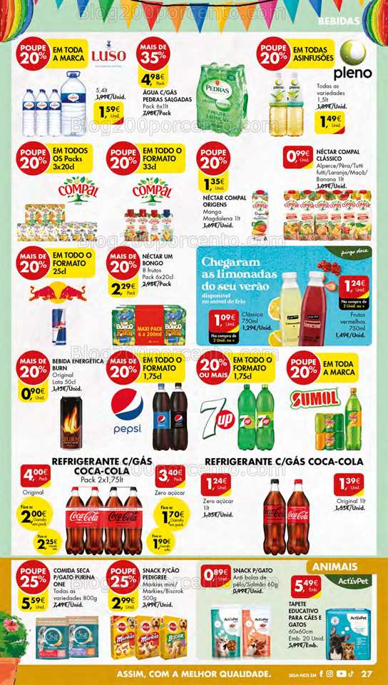Folheto Pingo Doce Lojas Pequenas Promo&ccedil;&otilde;es de 20 a 26 junho