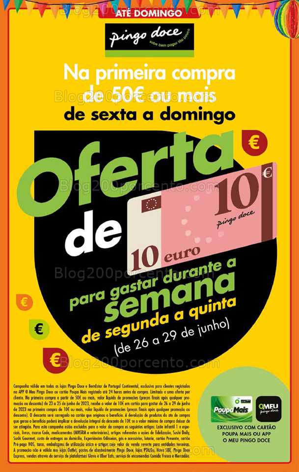 Folheto Pingo Doce Promo&ccedil;&otilde;es Fim de Semana – 23 a 26 junho