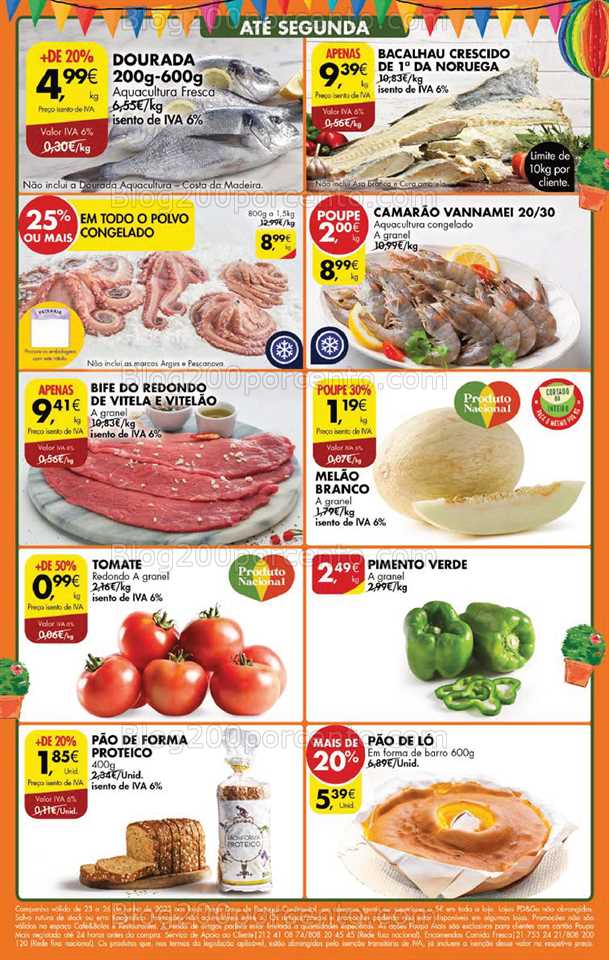 Folheto Pingo Doce Promo&ccedil;&otilde;es Fim de Semana – 23 a 26 junho