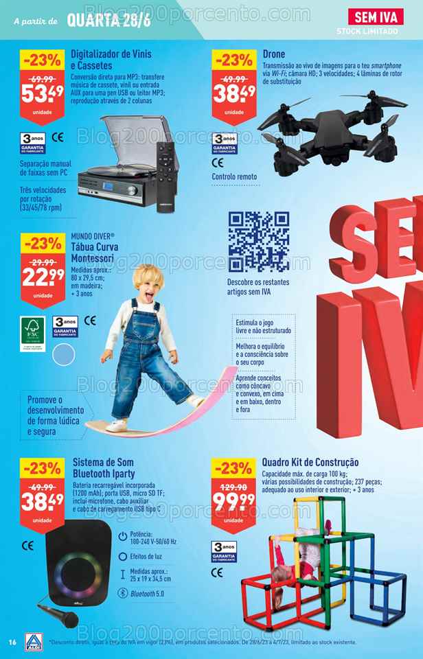 Folheto ALDI Bazar Promo&ccedil;&otilde;es de 28 junho a 4 julho