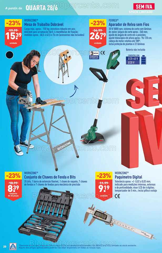 Folheto ALDI Bazar Promo&ccedil;&otilde;es de 28 junho a 4 julho