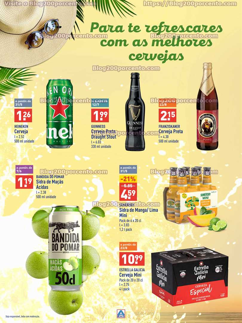 Folheto ALDI Especial Ver&atilde;o Promo&ccedil;&otilde;es a partir de 5 junho