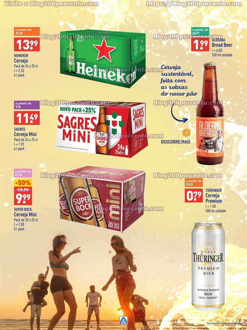 Folheto ALDI Especial Ver&atilde;o Promo&ccedil;&otilde;es a partir de 5 junho