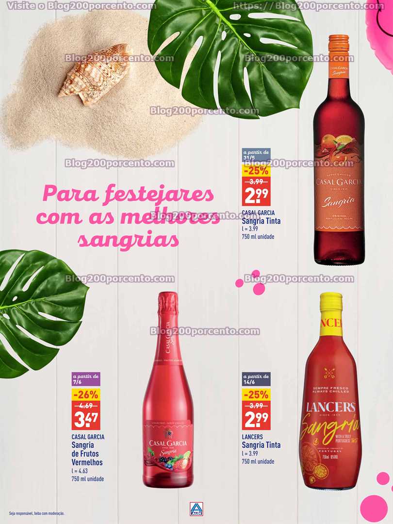 Folheto ALDI Especial Ver&atilde;o Promo&ccedil;&otilde;es a partir de 5 junho