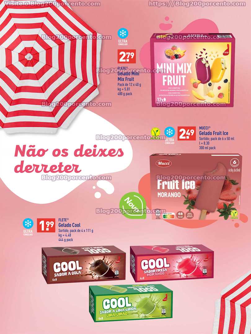 Folheto ALDI Especial Ver&atilde;o Promo&ccedil;&otilde;es a partir de 5 junho