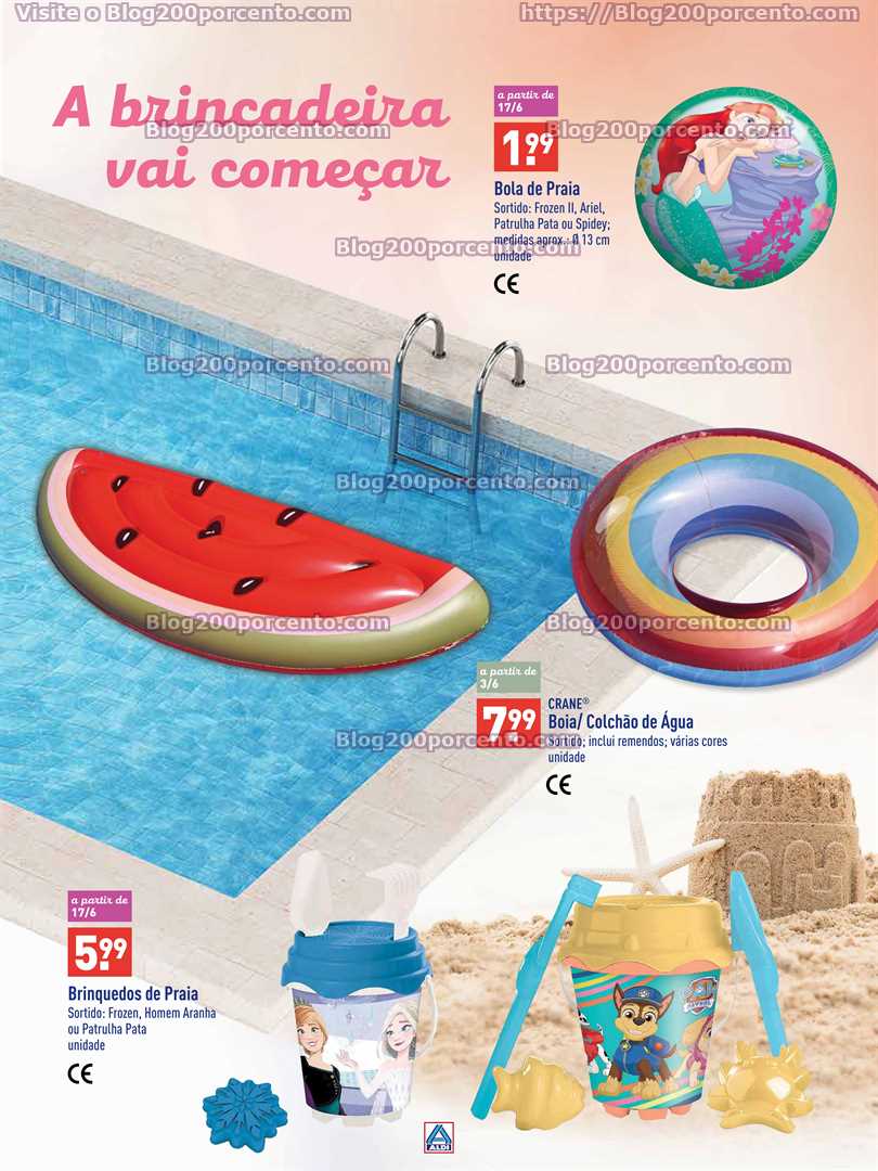 Folheto ALDI Especial Ver&atilde;o Promo&ccedil;&otilde;es a partir de 5 junho
